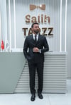 Kruvaze Siyah Erkek Takım Elbise SD42416
