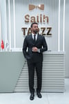 Kruvaze Siyah Erkek Takım Elbise SD42416
