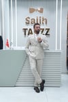 Premium Krem Kruvaze Erkek Takım Elbise SD42409
