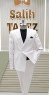 Takım Elbise Kruvaze İtalyan Kesim Beyaz SD42433