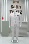 Takım Elbise Yelekli Battal Büyük Beden Taş SD42427