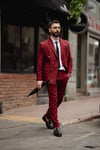 YENİ SEZON İTALYAN KESİM SLİMFİT BORDO TAKIM ELBİSE