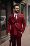 YENİ SEZON İTALYAN KESİM SLİMFİT BORDO TAKIM ELBİSE