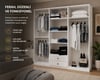 Diamont 6 Kapaklı,2 Çekmeceli Dolap(%100MDF)