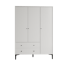 Focus 3 Kapılı Dolap/gardırop Beyaz (%100MDF)