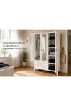 MADRİD 3 KAPILI,2 ÇEKMECELİ,AYNALI DOLAP/GARDIROP (%100MDF)