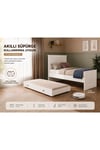 madrid yavru yataklı,depolama alanlı karyola (%100mdf)