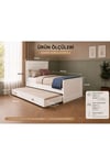 madrid yavru yataklı,depolama alanlı karyola (%100mdf)