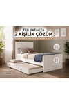 madrid yavru yataklı,depolama alanlı karyola (%100mdf)