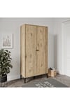 Massimo 2 Kapaklı,7 Raflı.sık Askılıklı Ayakkabılık/vestiyer/portmanto (%100MDF)