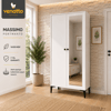 massimo  aynalı portmanto (%100mdf)r:beyaz