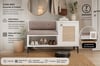 massimo  aynalı portmanto (%100mdf)r:beyaz