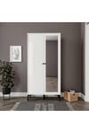 massimo aynalı,2 kapaklı portmanto/ayakkabılık/vestiyer(%100mdf)