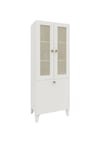 napoli 2 kapaklı,hasırlı çok amaçlı kirli banyo dolabı (%100mdf)