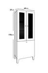 napoli 2 kapaklı,hasırlı çok amaçlı kirli banyo dolabı (%100mdf)