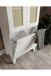 napoli 2 kapaklı,hasırlı çok amaçlı kirli banyo dolabı (%100mdf)