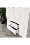 Nova 4 Kapaklı,2 Çekmeceli Dolap (%100MDF)