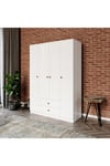 Nova 4 Kapaklı,2 Çekmeceli Dolap (%100MDF)