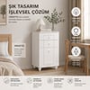 ROMANTİC 2 ÇEKMECELİ ŞİFONYER (%100MDF)
