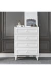 Romantic 4 Çek,avangart,beyaz Şifonyer(%100MDF)