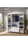 Romantic 4 Kapılı, 2 Çekmeceli, Avangart Dolap/gardırop(%100MDF)