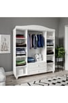 Romantic 4 Kapılı, 2 Çekmeceli Aynalı Dolap/gardırop(%100MDF)