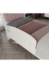 Romantic ,trio 18mm kalınlığa uyumlu MDF karyola korkuluk(87cmx24cm)çocuk güvenlik bariyeri(%100MDF)