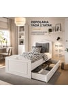 ROMANTİC YAVRU YATAKLI KARYOLA EBAT:100X200(%100MDF)