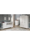 Sandy 3 Kapaklı, 2 Çekmeceli Dolap/gardırop (%100MDF)