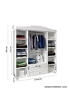 Sandy 4 Kapılı Dolap/gardırop (%100MDF)