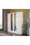 Smart 4 Kapılı Aynalı Gardrop/ Dolap(%100MDF)