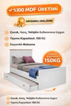 Smart Yavrulu Karyola (90X190) (%100MDF)