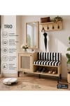 Tarz dekoratif portmanto/ayakkabılık (%100mdf)