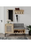 Tarz dekoratif portmanto/ayakkabılık (%100mdf)