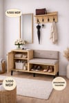tarz portmanto/ayakkabılık(%100mdf)