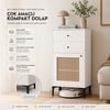 TRİO 2 ÇEKMECELİ ŞİFONYER BEYAZ (%100MDF)