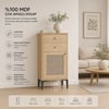 TRİO 2 ÇEKMECELİ ŞİFONYER MEŞE (%100MDF)