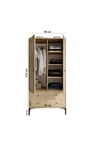 Trio 2 Kapılı Dolap (%100MDF)