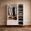 Trio 3 Kapılı Dolap (%100MDF)