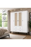 Trio 4 Kapılı Dolap(%100MDF)