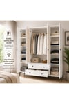 Trio 4 Kapılı Dolap(%100MDF)