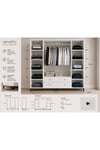 Trio 4 Kapılı Dolap(%100MDF)