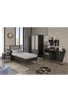 Trio Black Karyola(%100mdf)