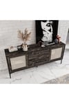 TRİOO TUVALO ÇEKMECELİ,KAPAKLI,KONSOL ÇOK AMAÇLI DOLAP (%100MDF)