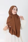 Aria Leopar Şal Kahve