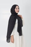 Aria Zincir Şal Siyah - Kahve