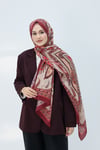 Diamond Mimoza Şal Bordo