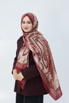 Diamond Mimoza Şal Bordo