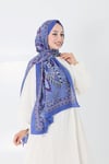 Diamond Mimoza Şal Lacivert 