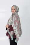 Diamond Mimoza Şal Mint